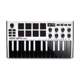 MIDI клавіатура AKAI MPK MINI MK3 White