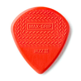 Медіатор DUNLOP 471P3N Nylon Jazz Max Grip 3N-Red (6 шт)