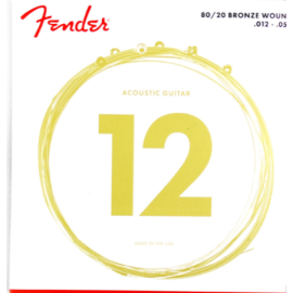 Струни для акустичних гітар FENDER 70L BRONZE ACOUSTIC STRING 12-52
