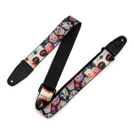 Ремінь LEVY'S MP2CAL-002 2″ Poly Calaca Guitar Strap – Eyes