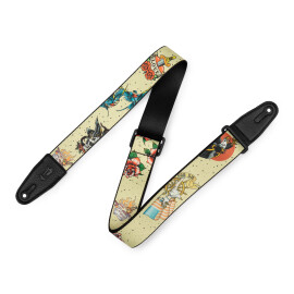 Ремінь LEVY'S MP2TAT-005 2″ Tattoo Series Poly Guitar Strap - Old School