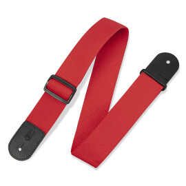 Ремінь для гітари  LEVY'S M8POLY-RED CLASSICS SERIES POLYPROPYLENE GUITAR STRAP (RED)