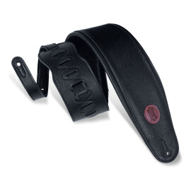 Ремінь гітарний шкіряний LEVY'S MSS2-4-BLK SIGNATURE SERIES PADDED BASS STRAP (BLACK)