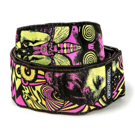 Ремінь гітарний 50 мм DUNLOP ILD06 ILOVEDUST Jacquard Guitar Strap - Smoking Moon