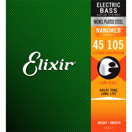 Струни для бас гітари Elixir 14077 4S LM