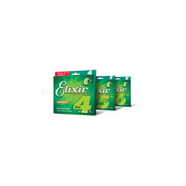 Струни для бас гітар Elixir 5S NW L/M L