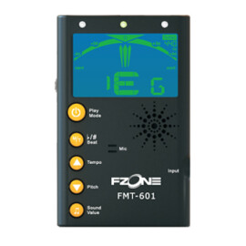 Тюнер хроматичний +метроном FZONE FMT601 Black