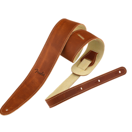 Ремінь гітарний FENDER STRAP 2" BALL GLOVE LEATHER BROWN