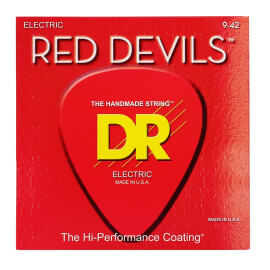 Струни для електрогітар DR STRINGS RED DEVILS ELECTRIC - LIGHT (9-42)
