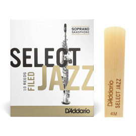 Тростина для сопрано саксофона D"Addario Select Jazz 4 Medium