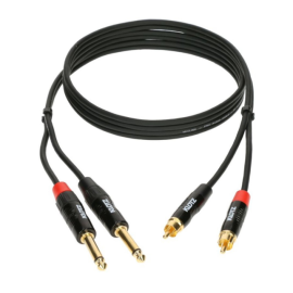 Кабель комутаційний KLOTZ KT-CJ300 MINILINK PRO TWIN CABLE BLACK 3 M