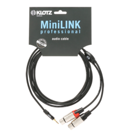 Кабель комутаційний KLOTZ KY8-180 MINILINK PRO Y-CABLE 1.8 M BLACK
