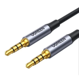 Кабель для навушників UGREEN AV183 3.5 mm to 3.5 mm Audio Cable, 1.5 m Black