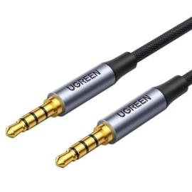 Кабель для навушників UGREEN AV183 3.5 mm to 3.5 mm Audio Cable, 2 m Black
