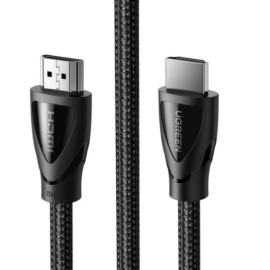 Кабель UGREEN HD140 HDMI to HDMI, 1.5 m, v2.1 UltraHD 8K-3D Braided Nylon Black