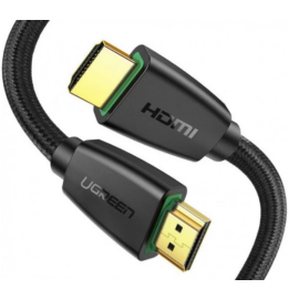 Кабель UGREEN HD118 HDMI to HDMI, 3 m, v2.0 UltraHD 4K-3D Braided Black