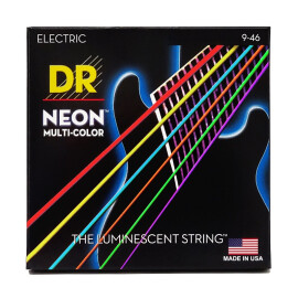 Струни для електрогітари DR STRINGS NEON MULTI-COLOR ELECTRIC - LIGHT HEAVY (9-46)