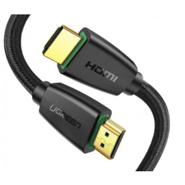 Кабель UGREEN HD118 HDMI to HDMI, 1.5 m, v2.0 UltraHD 4K-3D Braided Black