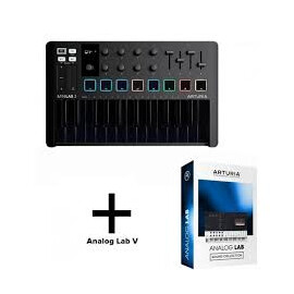 MIDI-клавіатура Arturia MiniLab 3 Deep Black + Arturia Analog Lab V