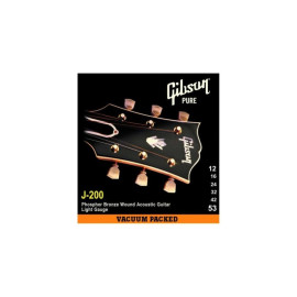 Струни для акустичної гітари GIBSON J200 PREMIUM PHOS BRONZE .012-.053 
