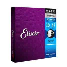 Струни для акустичної гітари Elixir AC PW EL