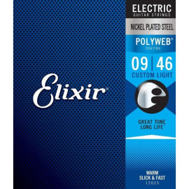 Струни для електрогітари Elixir El PW CL 
