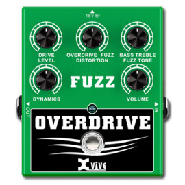 Педаль ефектів  XVIVE W2 OVERDRIVE FUZZ 