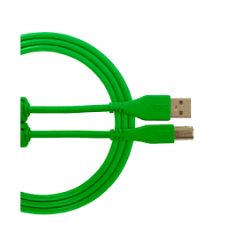 Ultimate Audio Cable USB 2.0 A-B Green Straight 2m