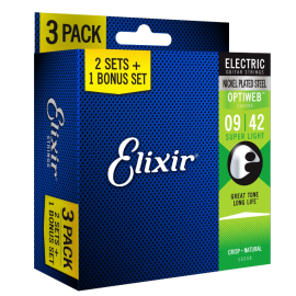 Струни для електрогітар Elixir EL OW SL (3 Pk)