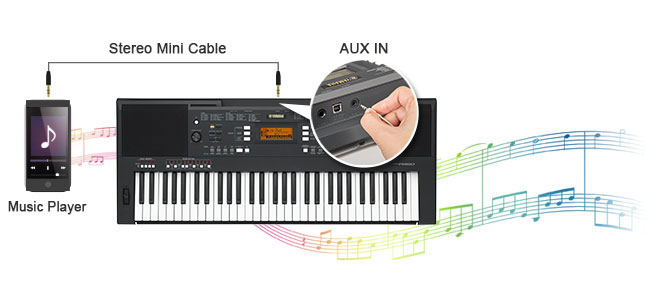 Yamaha PSR- A350 - JAM.UA