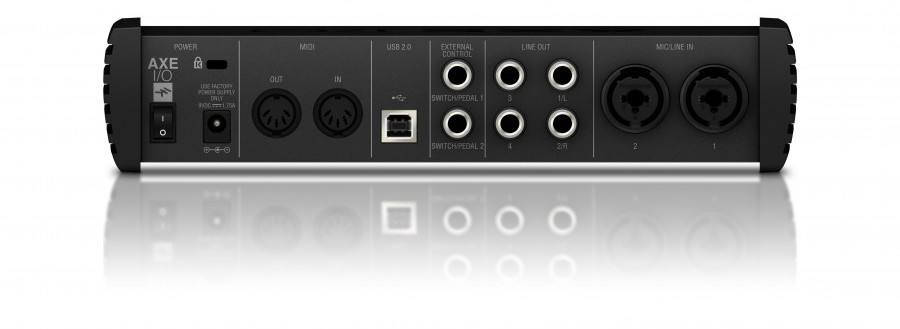 IK Multimedia AXE I /O задня панель